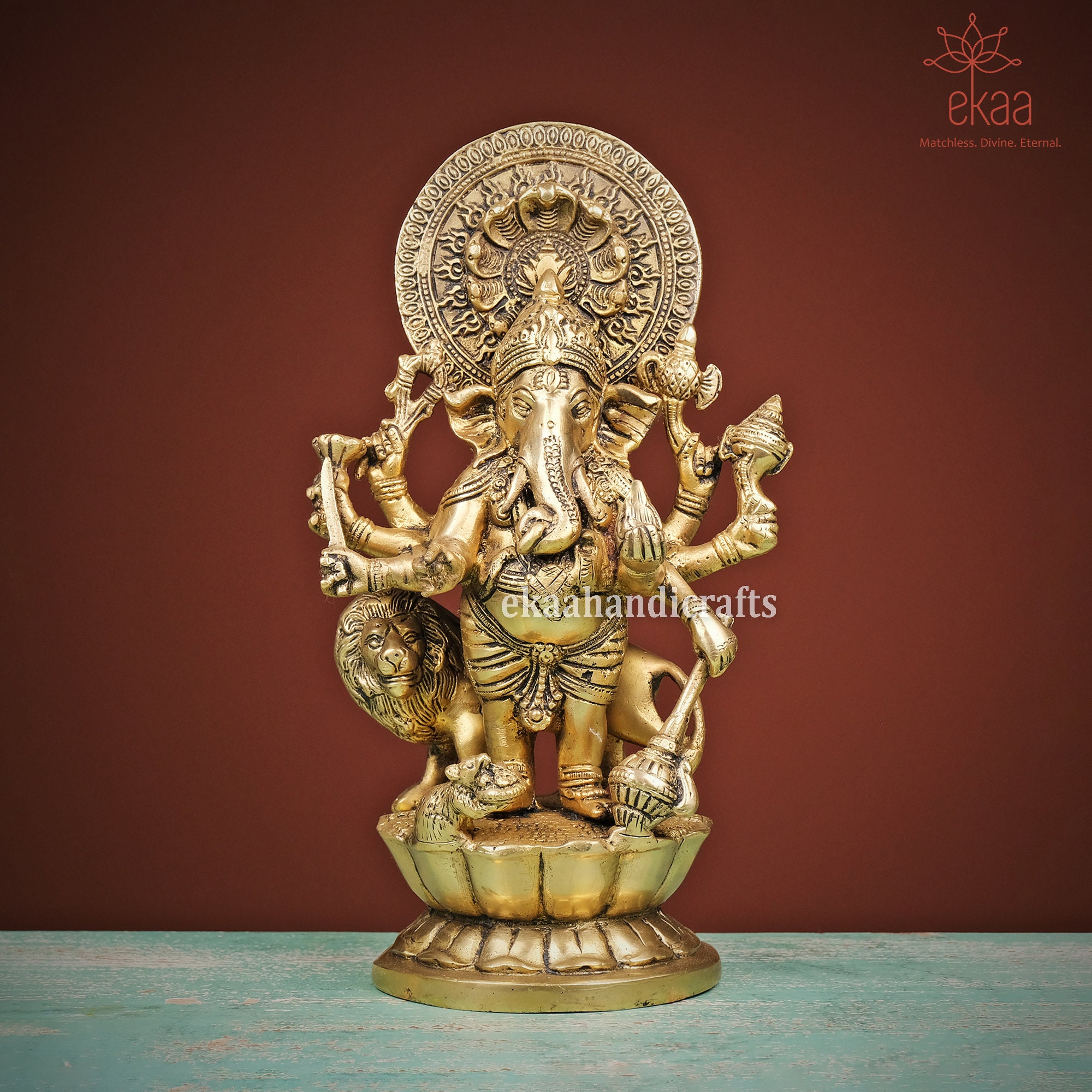 ブロンズ製ガネーシャ神像高さ33cm重さ3.4kg ブロンズ製ガネーシャ神像高さ33cm重さ3.4kg