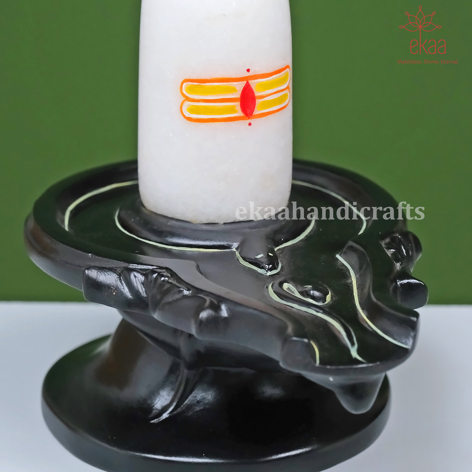 Set Of Three Rare Black Pocket Size Shiva Lingam Ghana