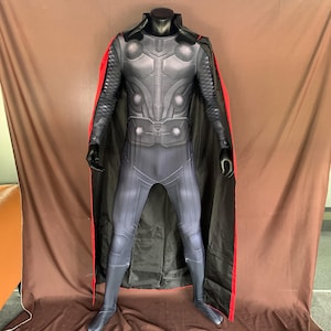 Thor Costume Bodysuit Avengers Infinity War Cosplay Halloween Outfit for Adult