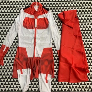 Omni-Man Costume Bodysuit Invincible Nolan Grayson Cosplay Halloween Outfit for Adult