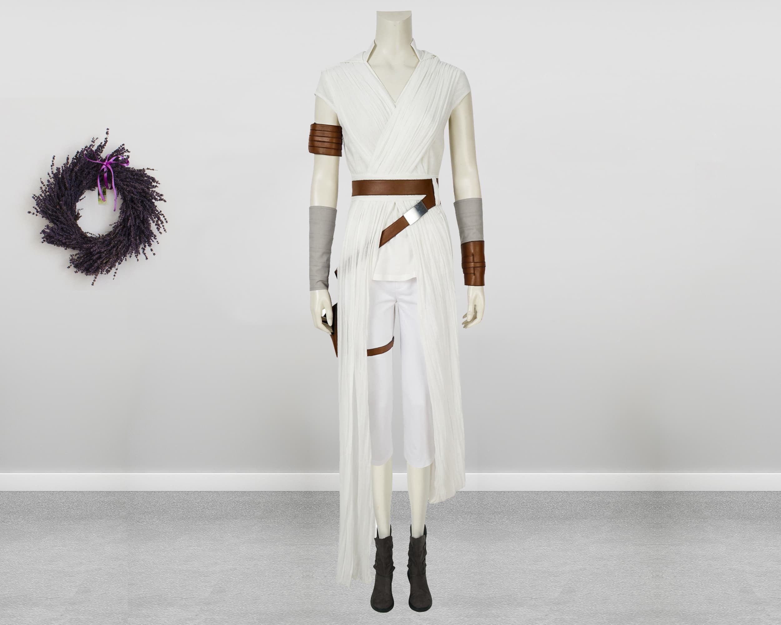 Star Wars 9 the Rise of Skywalker Rey Cosplay Costume Women 