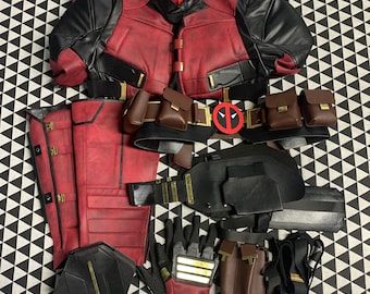 Wade Wilson Costume Deadpool 3 Cosplay Suit Halloween Outfit