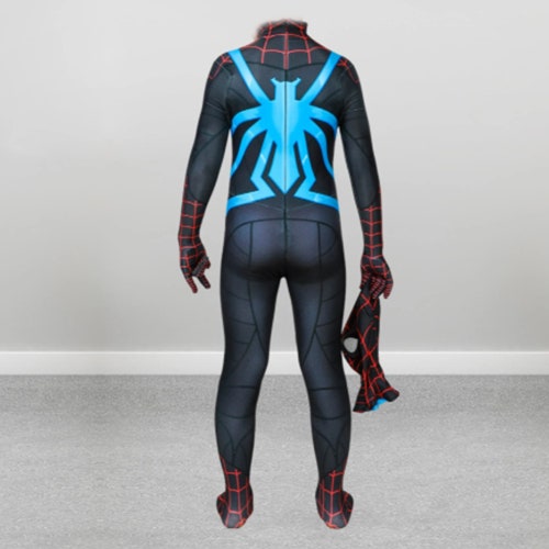 SpiderMan PS4 Costume Cosplay Secret War Suit Kids Peter Parker Outfit