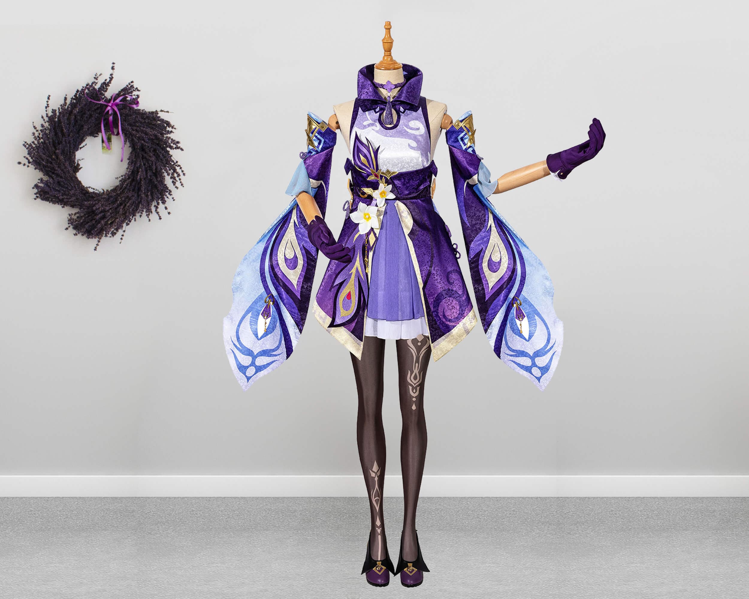 Genshin Impact Keqing Costume Cosplay Dress Ver 1 Etsy