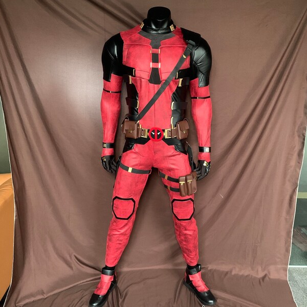 Disfraz de Wade Wilson Deadpool 3, traje de cosplay, traje de Halloween