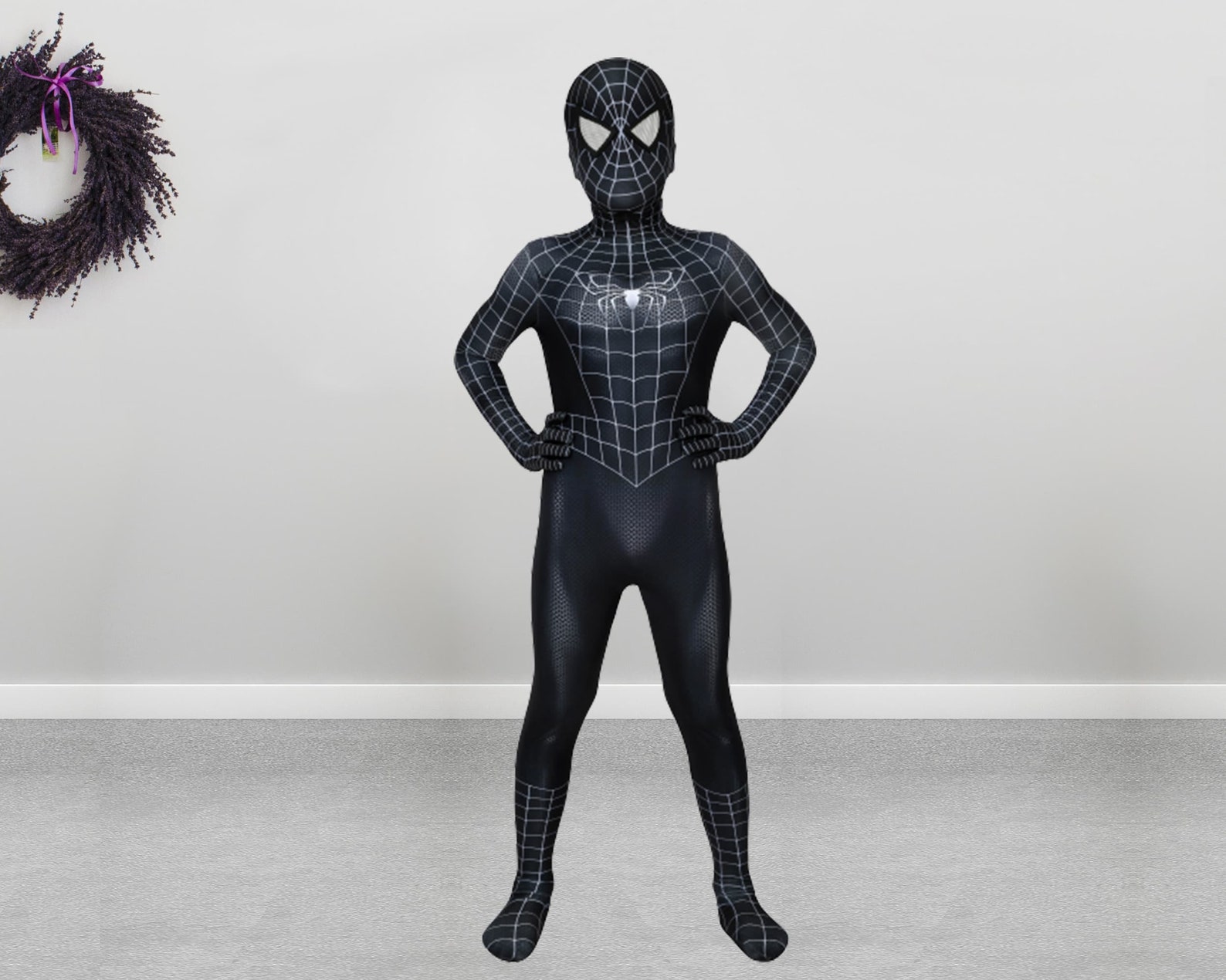 Venom Costume Cosplay Suit Kids Eddie Brock SpiderMan Outfit Etsy