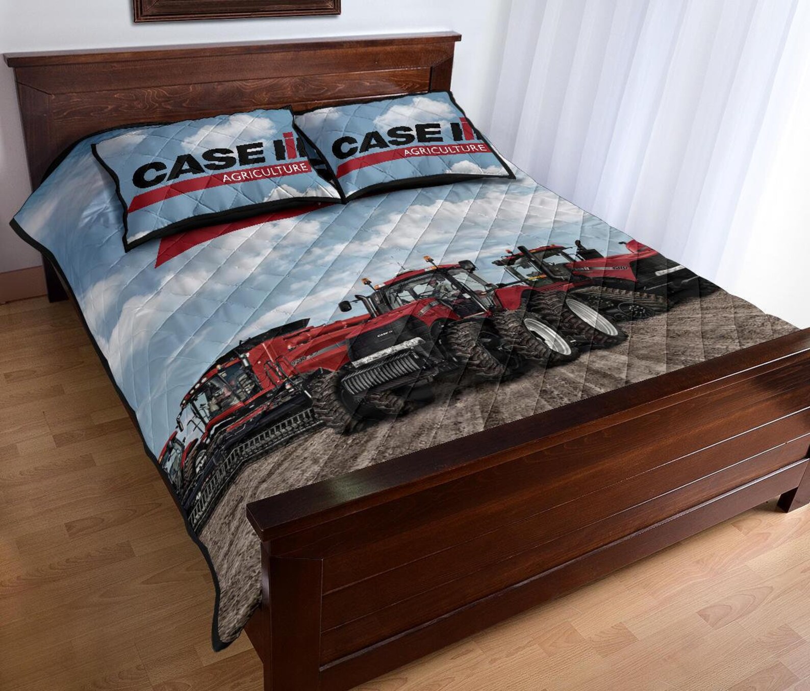 Love Case IH Tractor Personalized Custom Name Quilt Bed Set Etsy