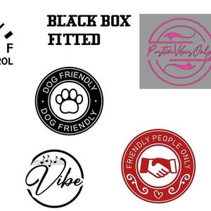 Car Decals | decals transfers of various sizes and colours | frames | glasses | champagne fluet| cars| doors| window | VINYL TRANSFER ONLY