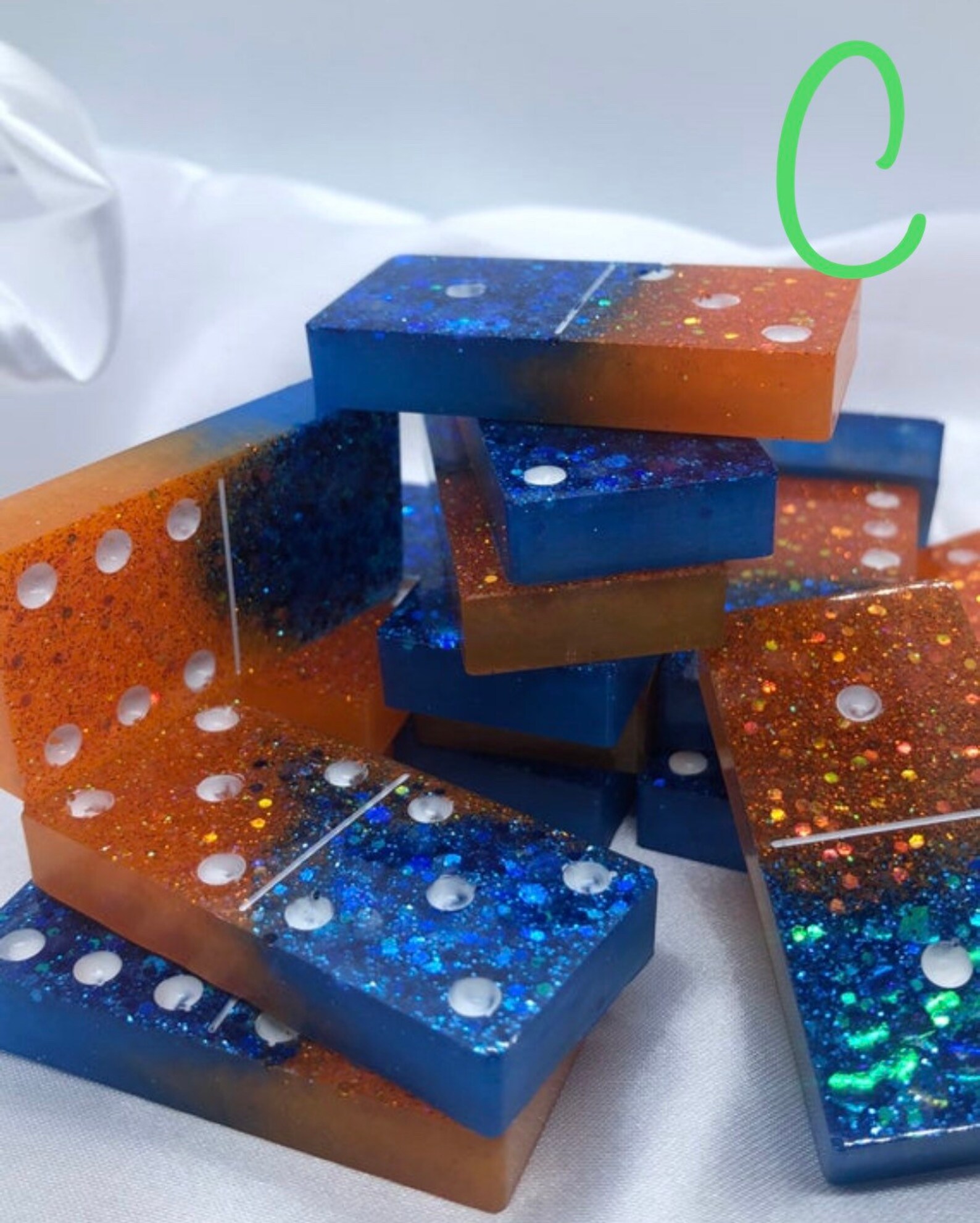 Dominoes Resin Dominoes Made to Order Dominoes Etsy