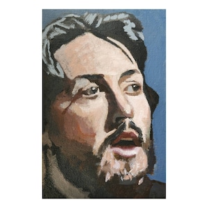 Paul McCartney - original acrylic painting on hand-stretched canvas