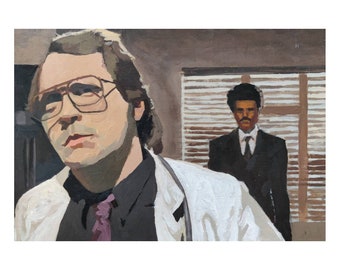 Fine Art Giclée Print - Dagless from Garth Marenghi's Darkplace