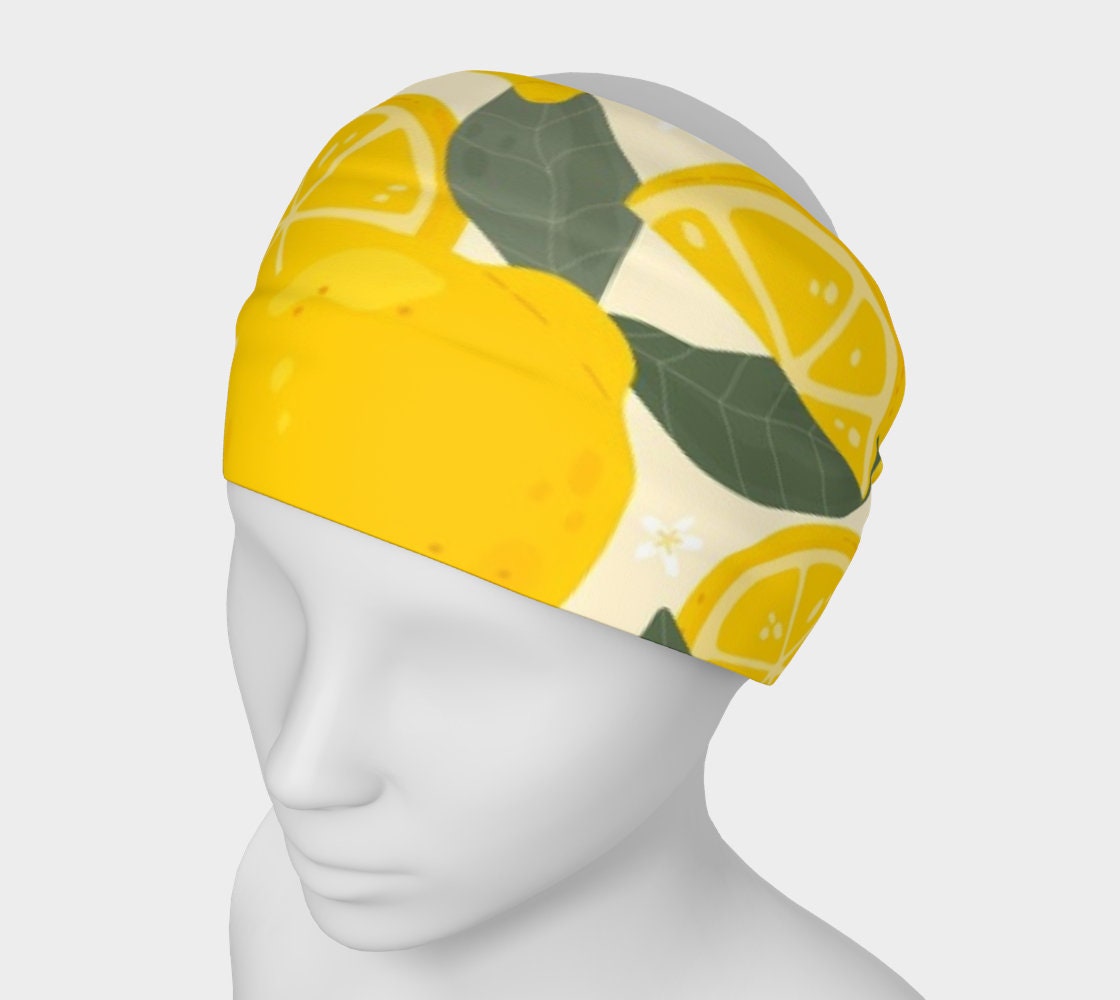 Vegan headband lemon headband lemons gift lemon lovers Etsy