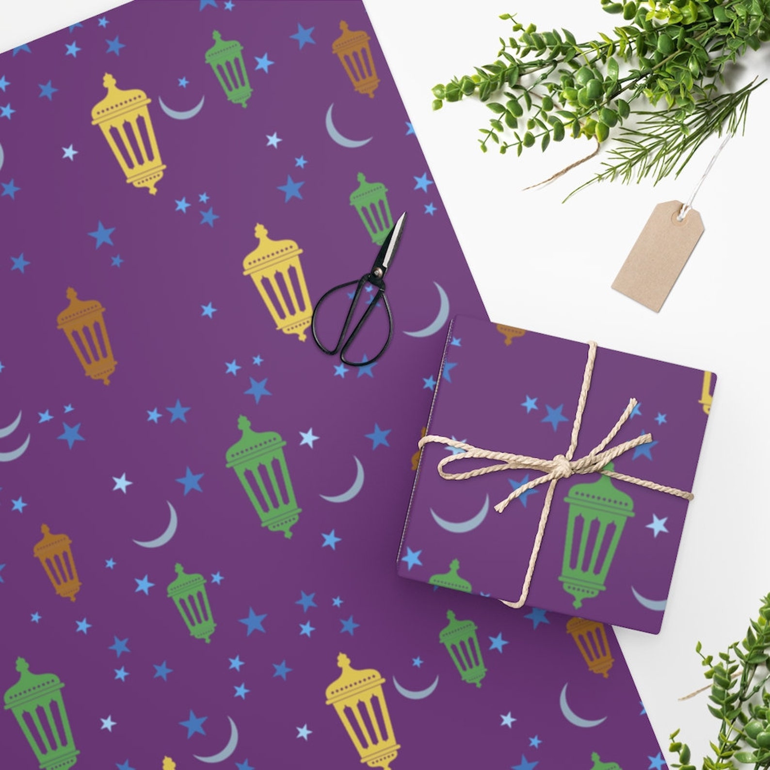 Eid Wrapping Paper Eid gift wrap Middle Eastern wrapping Etsy