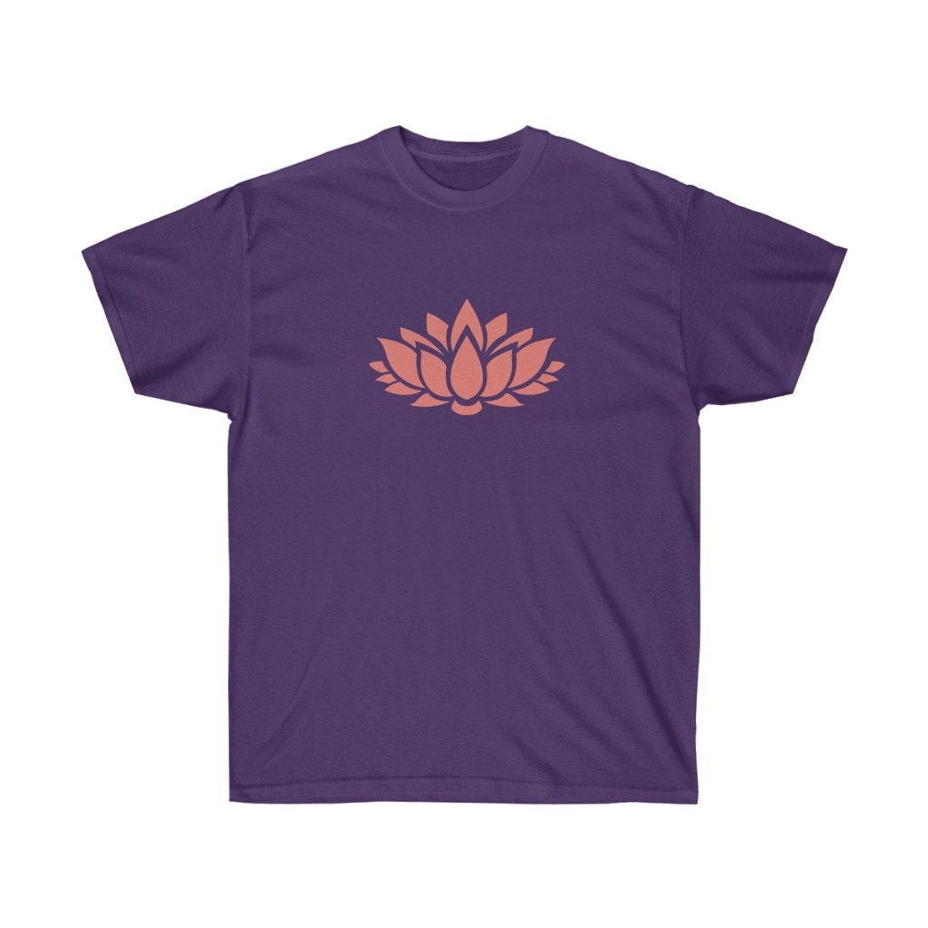 Lotus shirt Lotus Unisex Ultra Cotton Tee Boho Lotus tee Etsy
