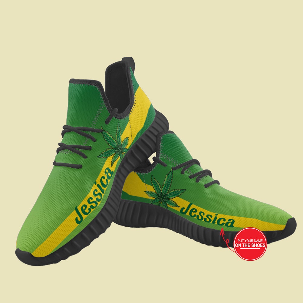 custom weed shoes