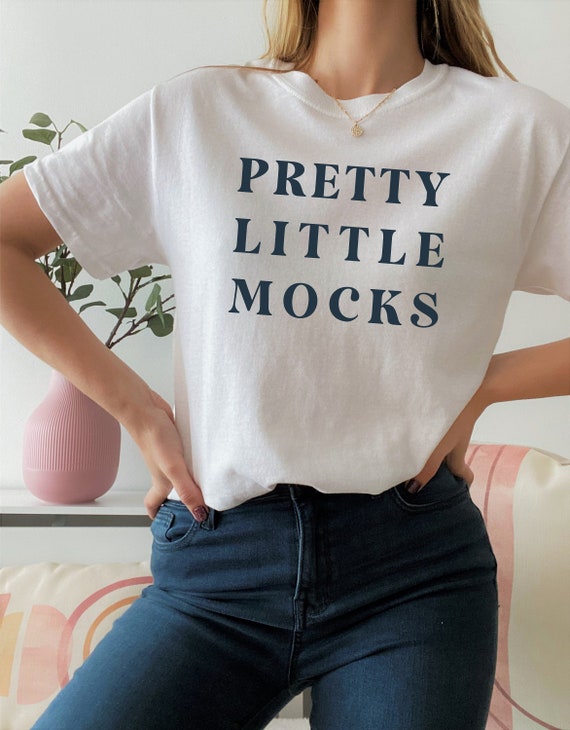 Bella Canvas 3001 Mockup | White T Shirt Mockup | Valentines T-shirt Mock Up Tee | Minimal Simple | Pretty Little Mocks