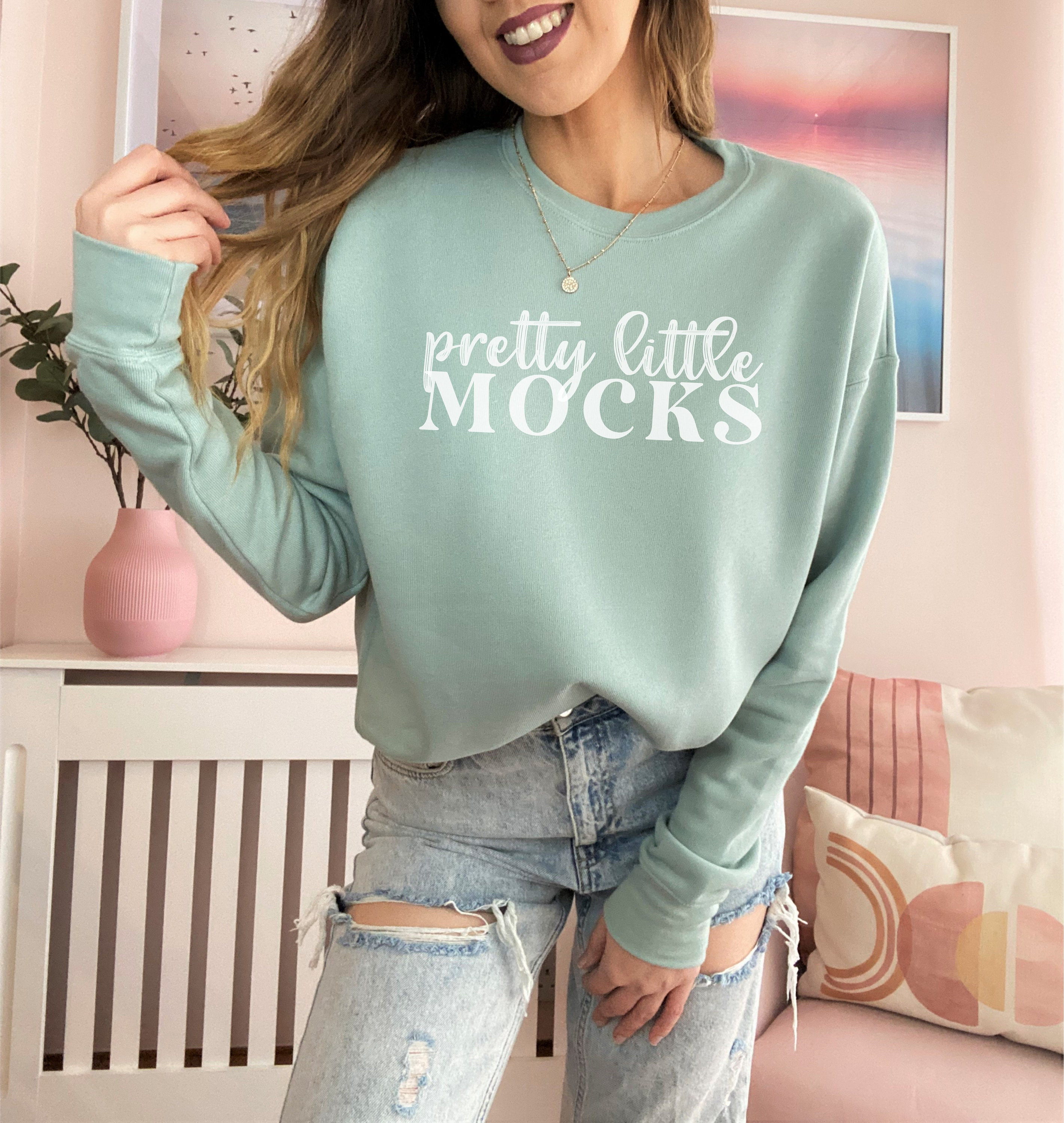 Bella canvas sweatshirt womens cheap