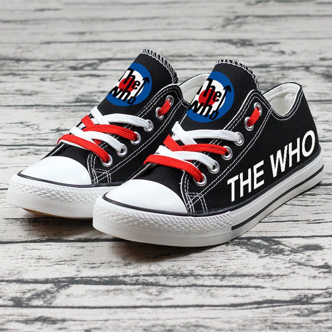 The Who Rock Band Low top Shoes Music Band Fans Shoes Gift Etsy