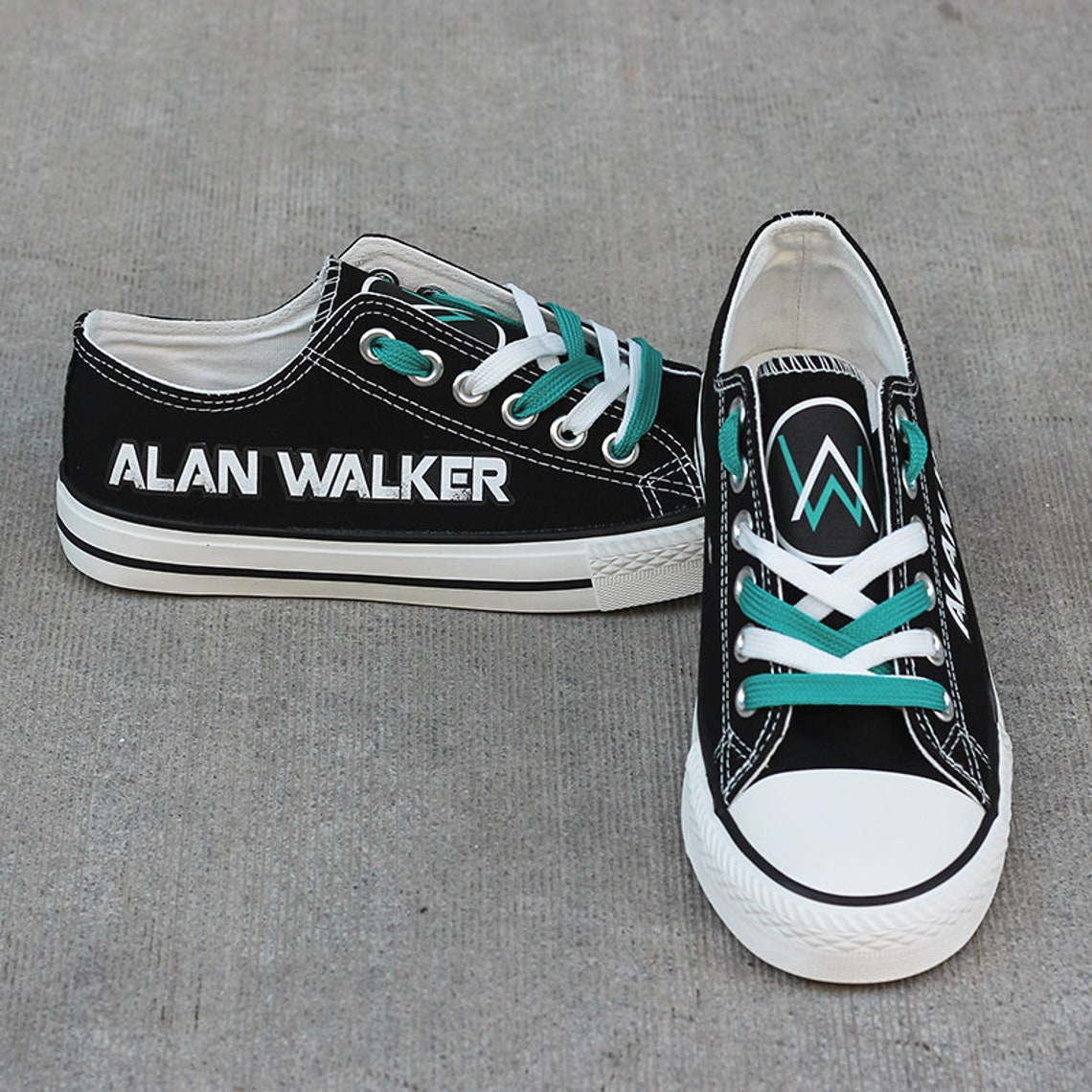 Alan Walker Low top Shoes Music Band Fans Shoes Gift for Etsy