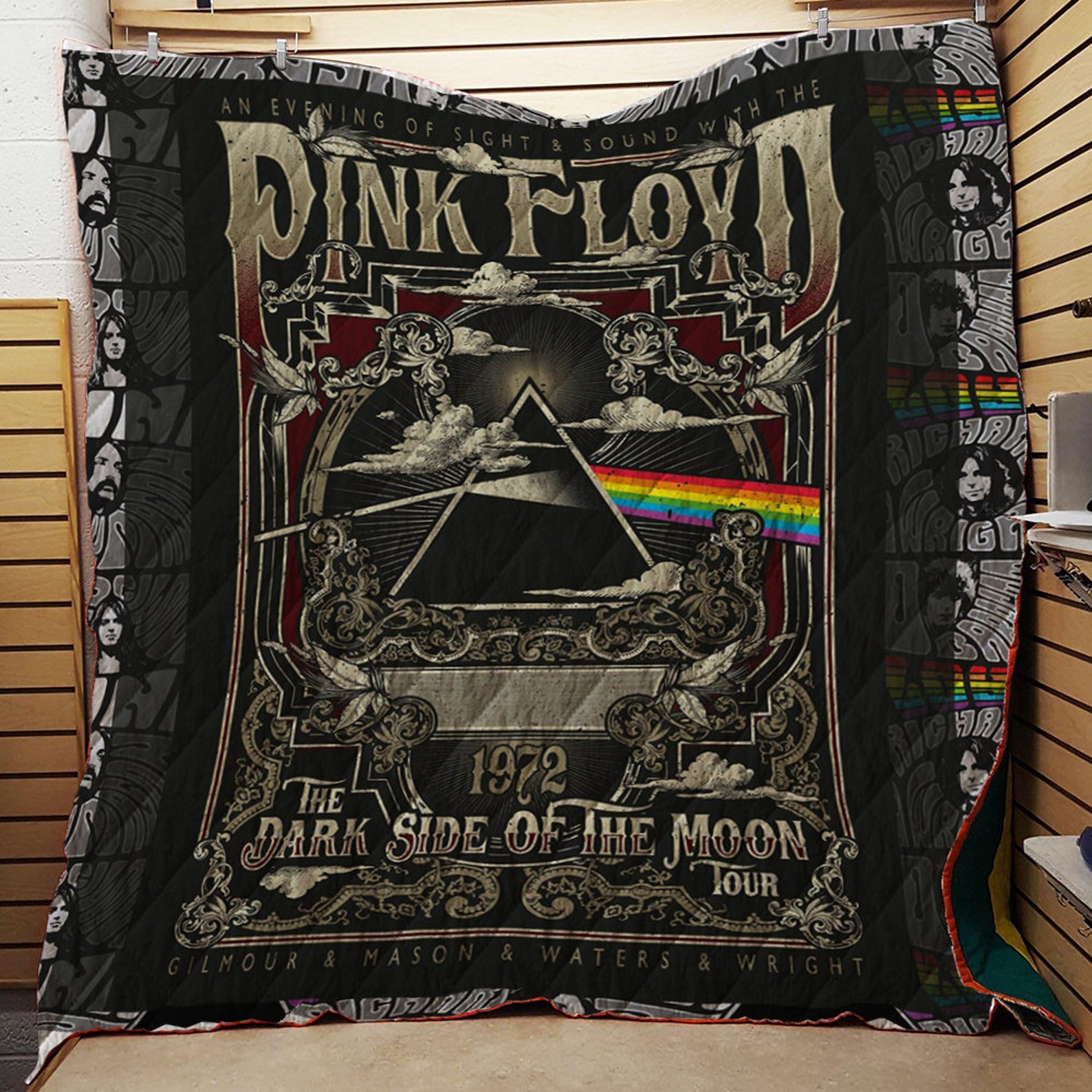 Love Pink Floyd 03 Fleece Blanket Quilt Music Band Printed Etsy