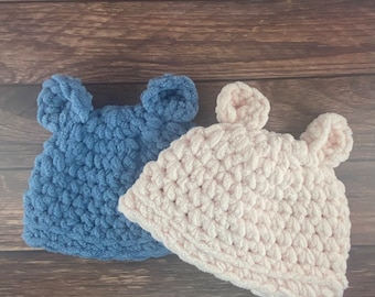 Baby Bear Hat - Handmade crochet hat