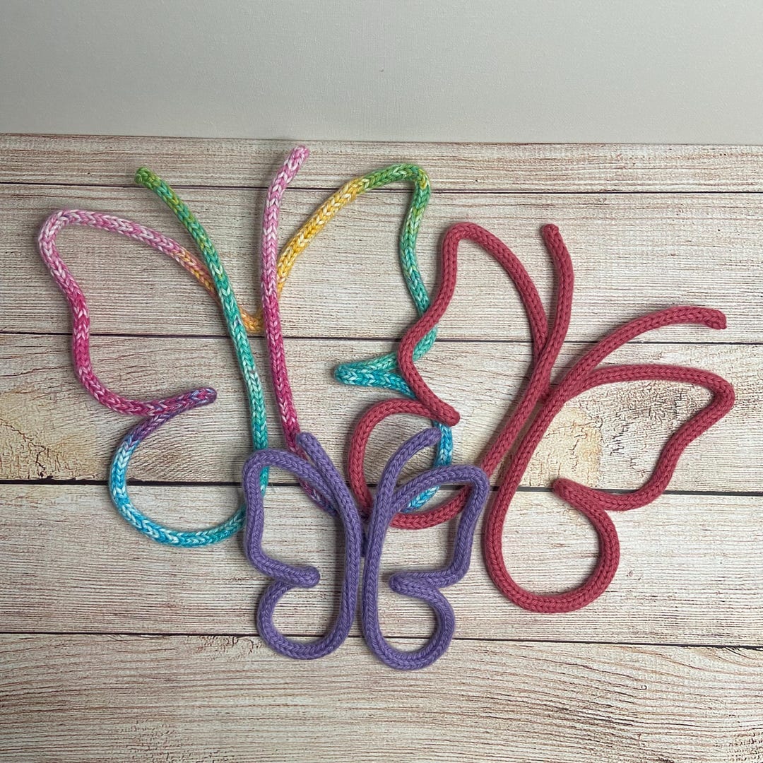 Butterfly Knitted Wire Wall Art: Kids Room, Nursery Decor - Etsy