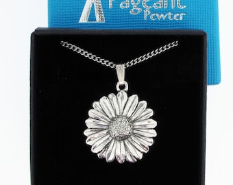 Daisy pewter pendant