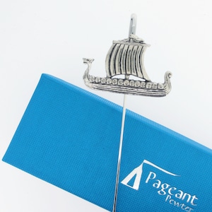 Viking Longship Pewter Signet