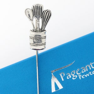 Cooking Utensils Pewter Bookmark