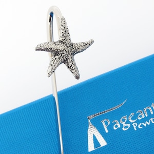 Starfish Pewter Bookmark