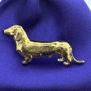 Gold-Tone Dachshund Belt Buckle Accent Dachshund Belt Buckle: Handmade Stained Glass Mosaic, Dog  main image 3