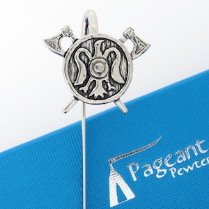 Viking Warshield Pewter Bookmark
