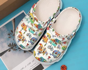crocs with campers on them