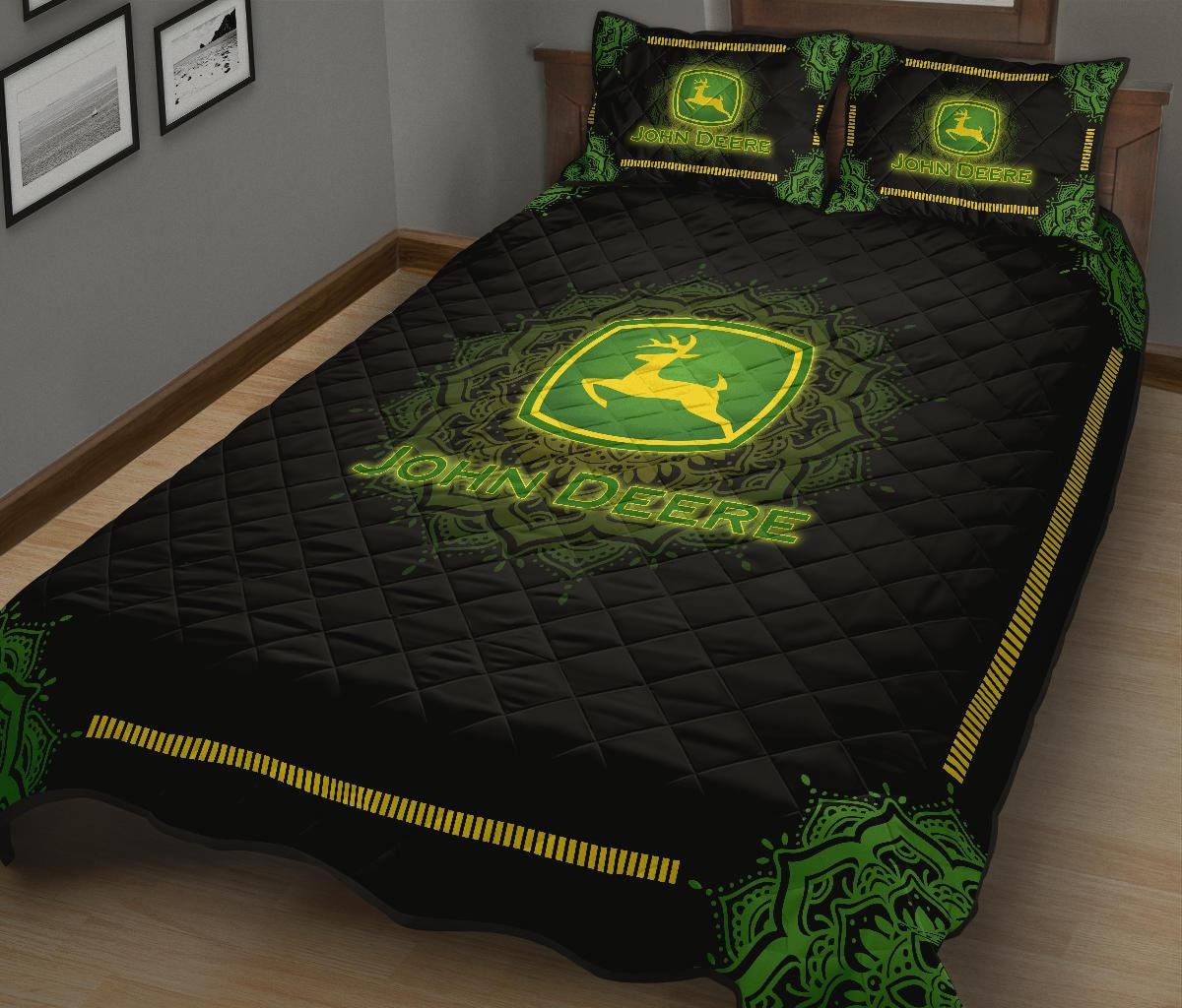 John Deere Mandala Quilt Bed Set And Bedding Set 3 Pieces & 4 Etsy