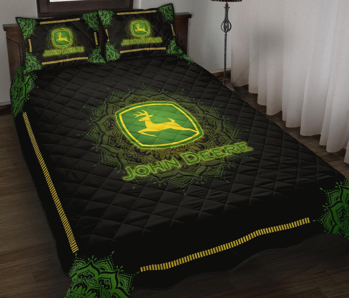 John Deere Mandala Quilt Bed Set And Bedding Set 3 Pieces & 4 Etsy