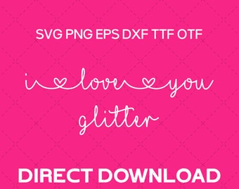 Free Free 313 I Love Glitter Svg Free SVG PNG EPS DXF File