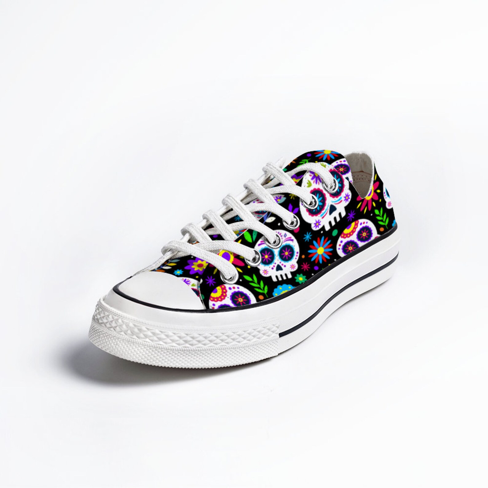 Custom Vans Shoes Skull Vans Shoes Custom Womens Custom Etsy