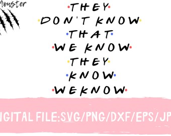 They Don T Know Etsy