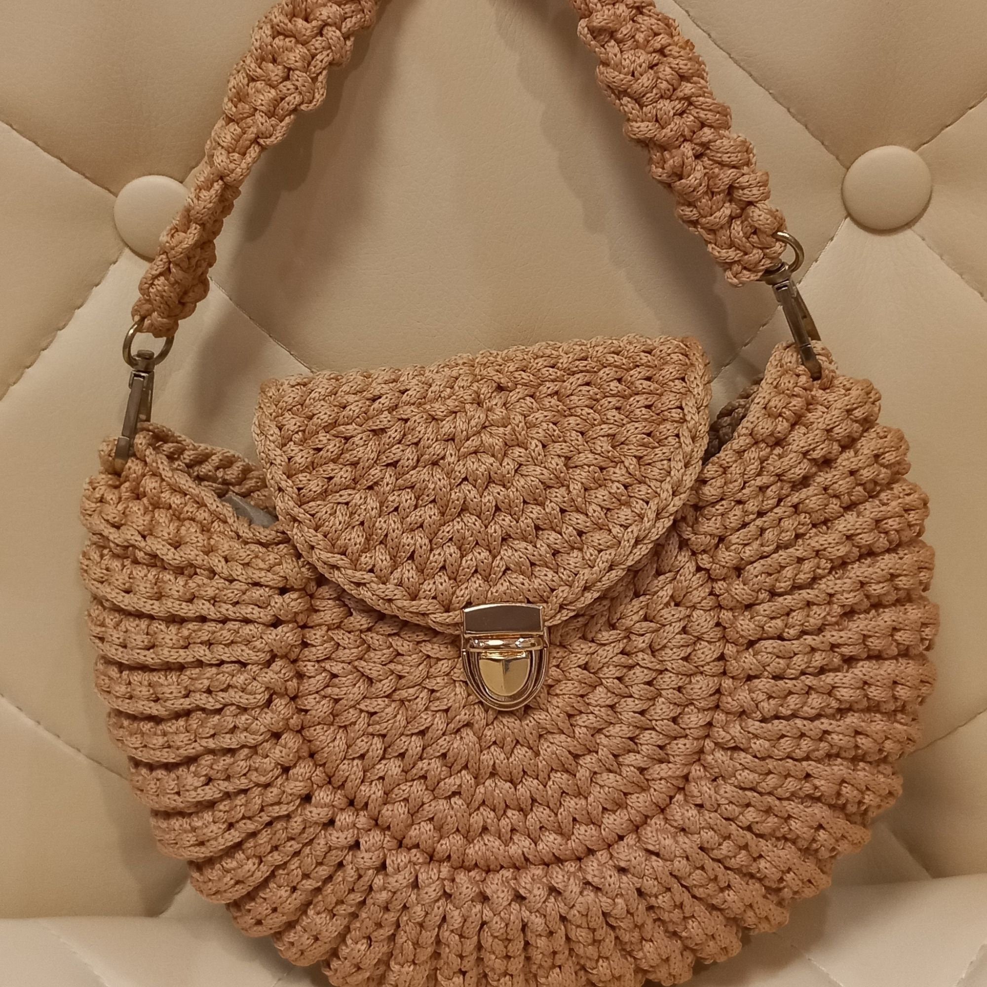 Crochet Bag Oreo Bag Crochet Bag Custom Knitted Yellow Mustard Etsy