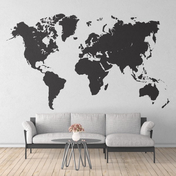 World Map SVG | World SVG | Travel SVG World Map Clipart Png Cricut Svg Map Dxf Map Cut File for Silhouette Continents Shape Global Map Svg