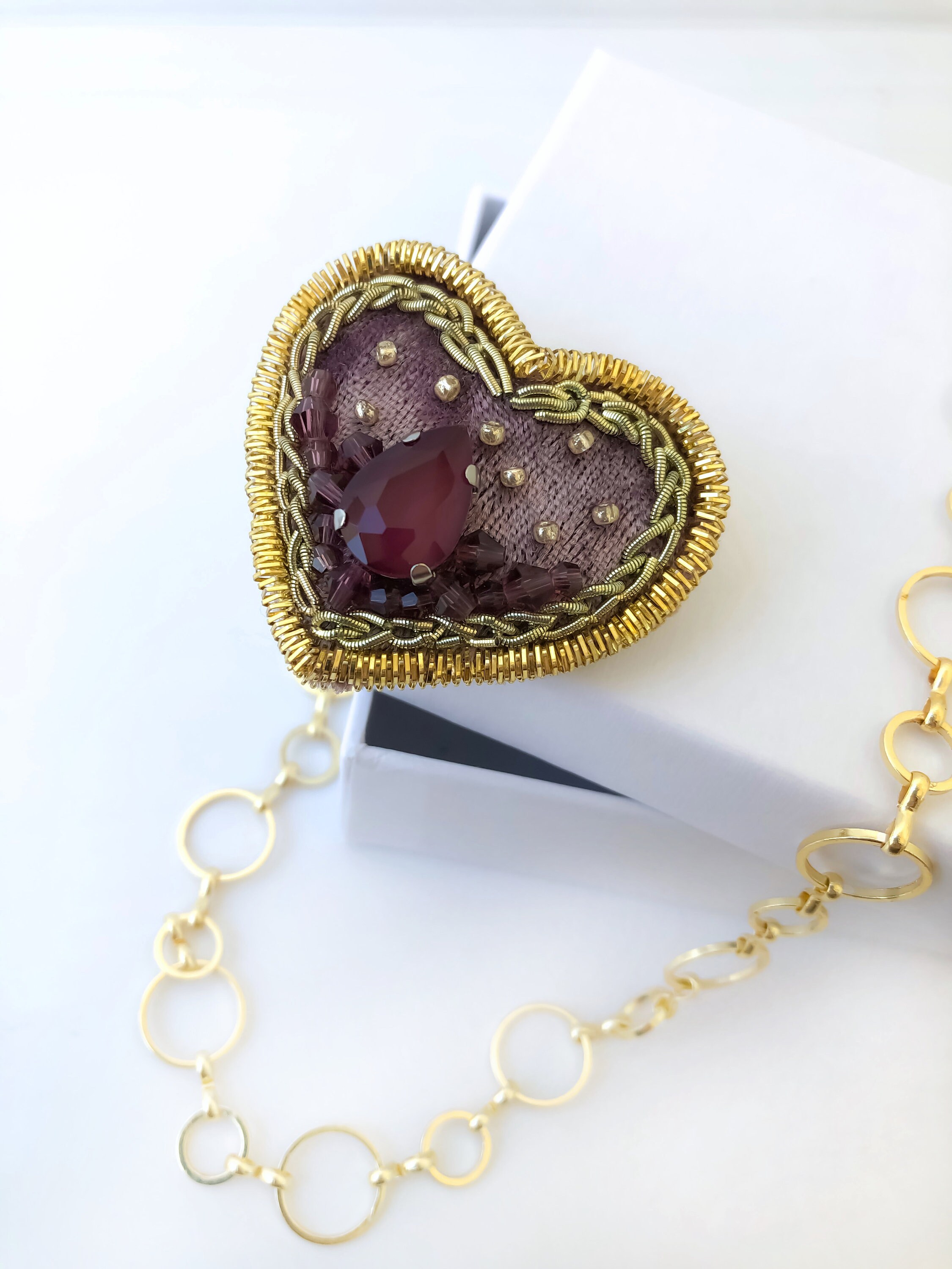 Vintage Fahrrad Brosche - Antike Zink Emaille Broschen Mit Kristallrädern