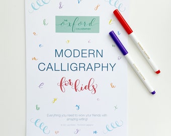 Modern Calligraphy for kids kit