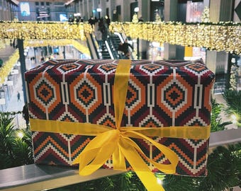 African Print wrapping Paper