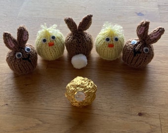 Ferrero Rocher Hand Knitted Easter Covers