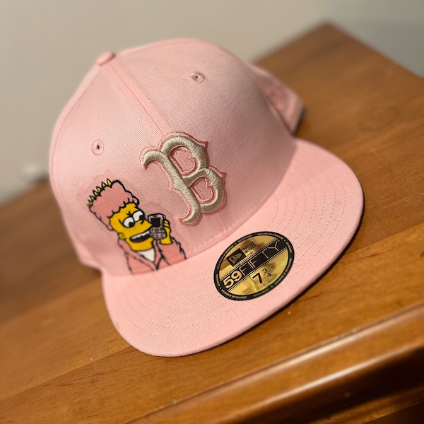 Simpsons inspired fitted hat
