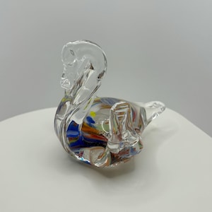 Murano glass bird figurine-  Made in Italy