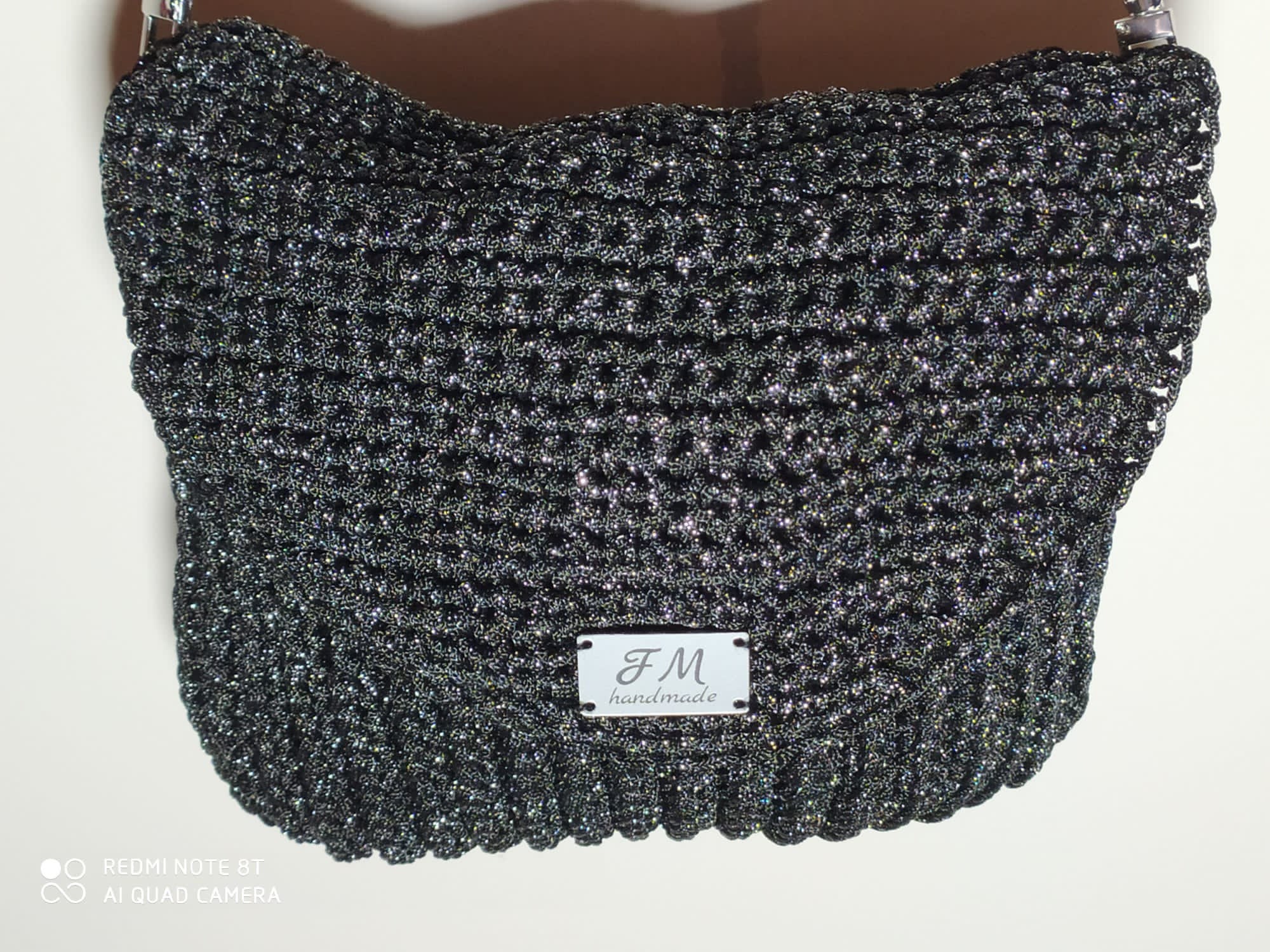 Ounce / glitter handmade bag (black) バッグ