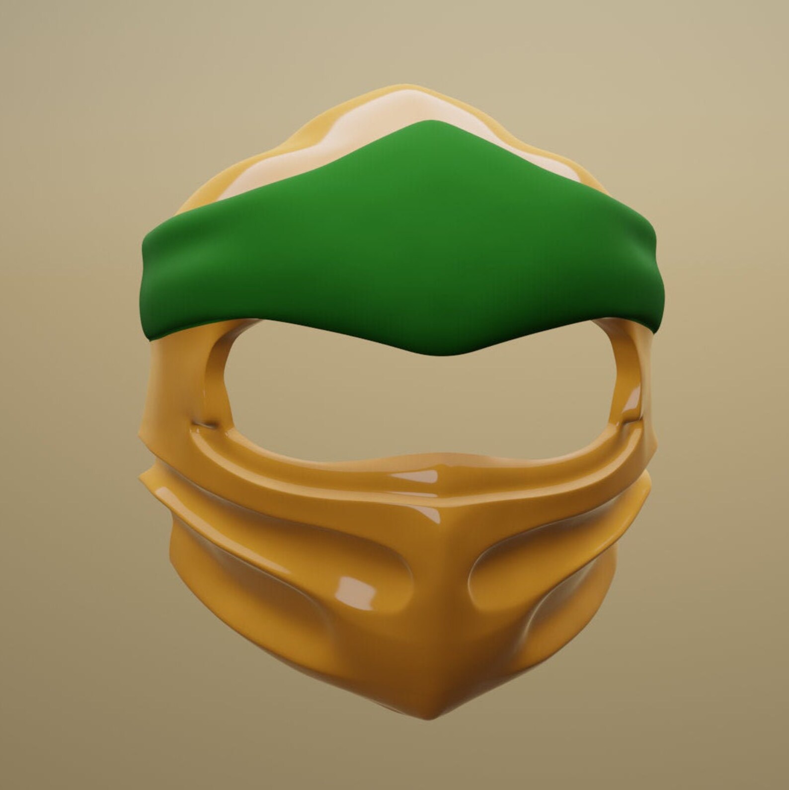 Golden Ninja Maske Etsy