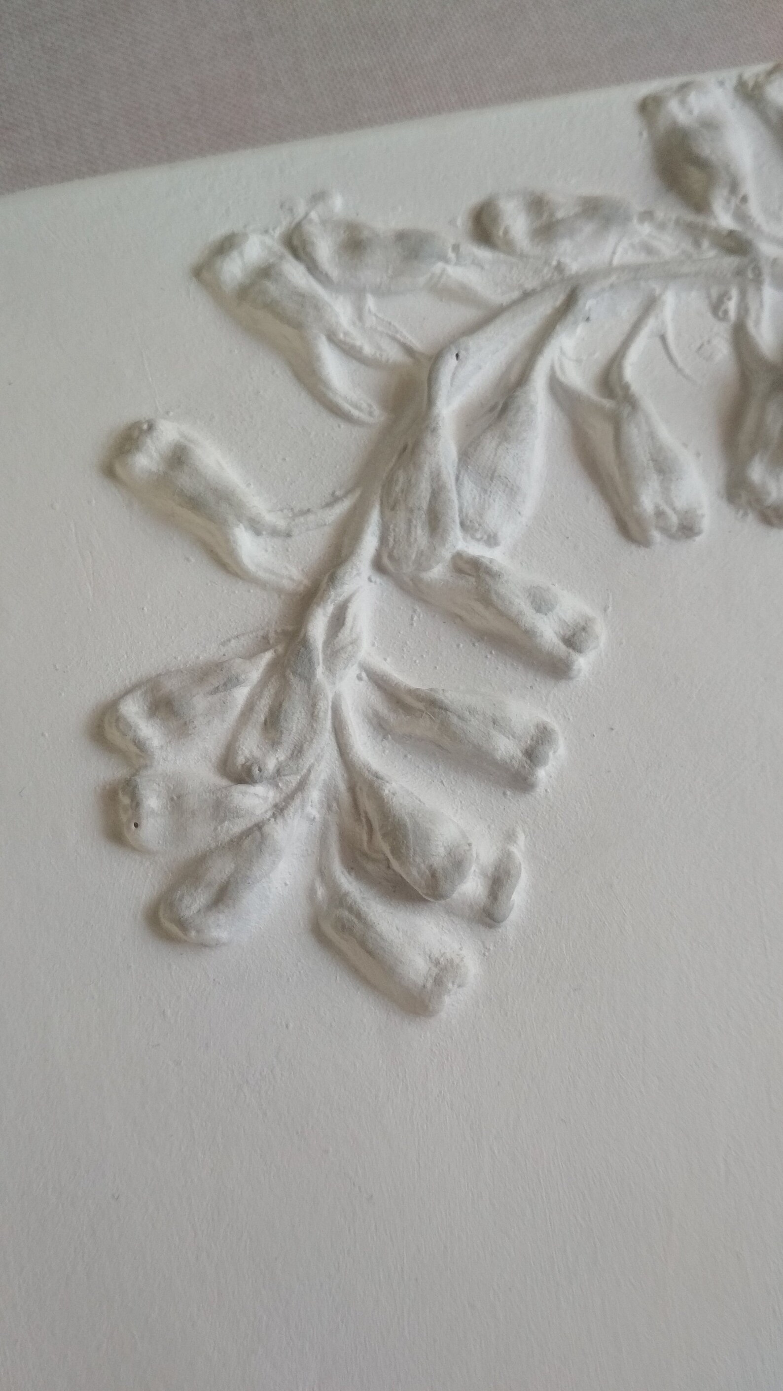 Gypsum Wall Art Flower Tile Relief Painting Gypsum Basrelief Etsy