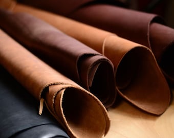 115sqft | Real Leather 5 Side Bundle | 5 Misc Earth Tone Colors | Economy Grade Leather | Sourced from the USA | Bulk Leather Deal